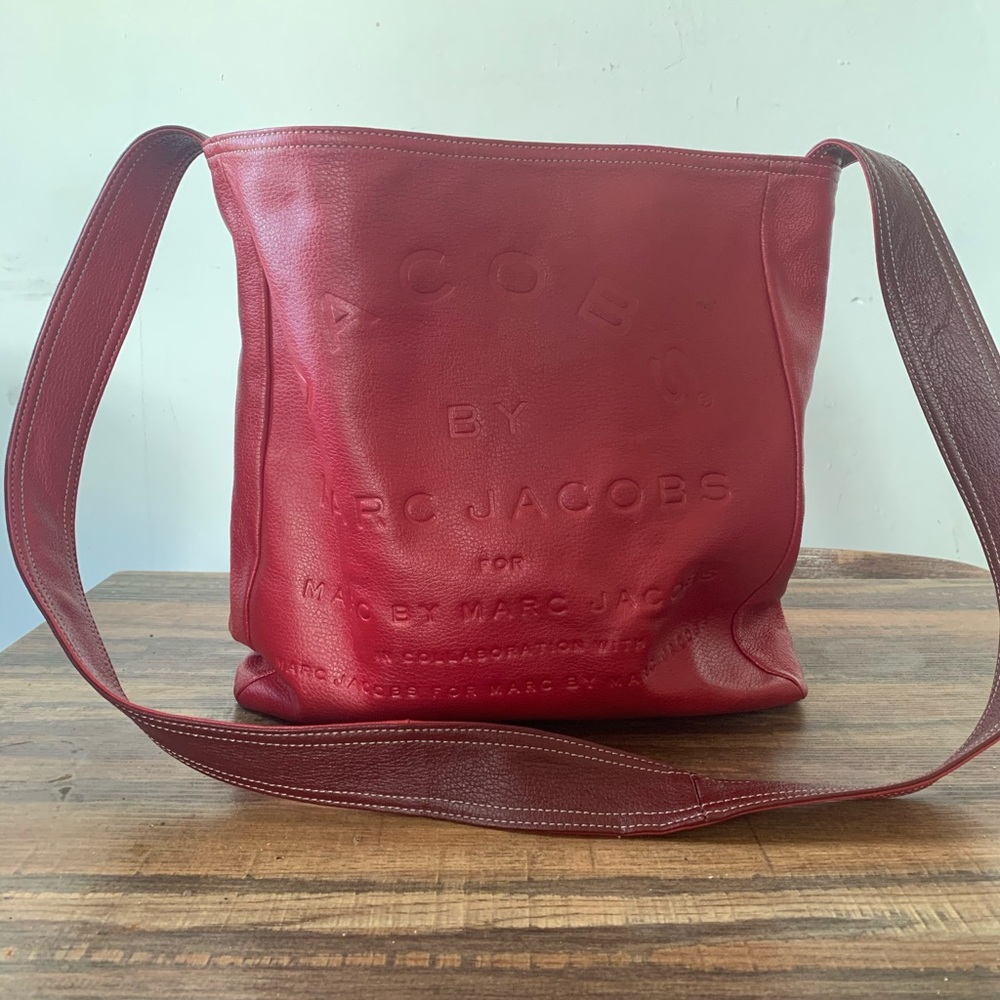 Marc Jacobs Reversible Crossbody Bag Leather Full Grain